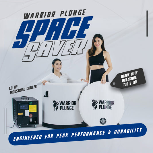 WARRIOR PLUNGE Space Saver - Ice bath Tub with Chiller